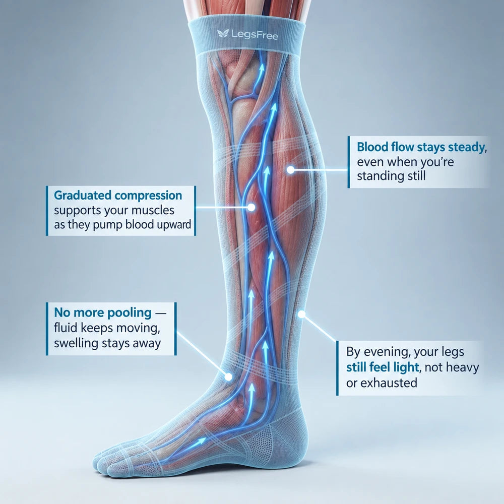 LegsFree Support Socks